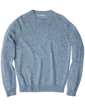 Mango Cactus Regular-fit Crewneck Sweater - Blue