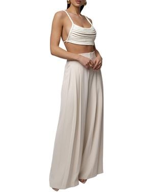 JLUXLABEL Sofie Braided Top - Brown