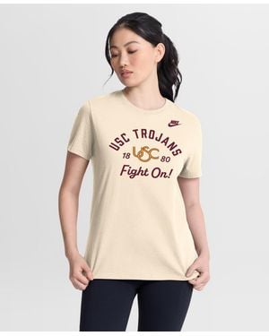 Nike Usc Trojans Legacy Team Name T-shirt - Natural