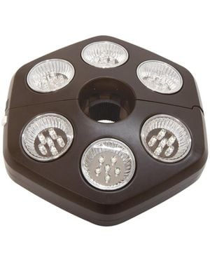 Mondawe Umbrella Light: 36-led Clamp-on Patio Illumination - Gray