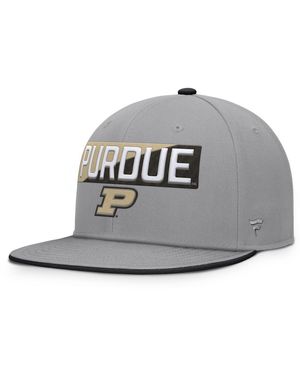 Fanatics Purdue Boilermakers Duo Snapback Hat - Metallic