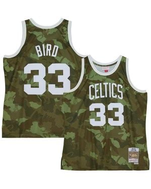 Mitchell & Ness Larry Bird Boston Celtics Hardwood Classics 1985/86 Ghost Green Swingman Jersey