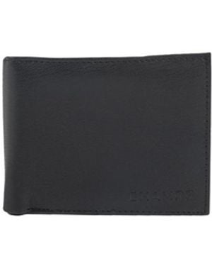 CHAMPS Leather Rfid Wallet - Black