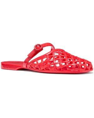 Kate Spade Jellyfish Mule Flats - Red