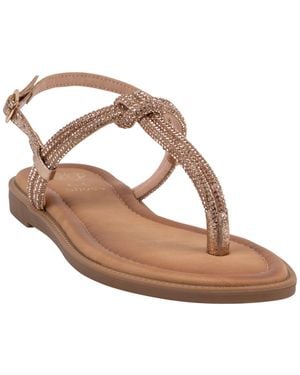 Gc Shoes Embellished Buckle Flat Sandals - Metallic