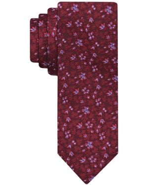 Tommy Hilfiger Baldwin Floral Classic Tie - Purple
