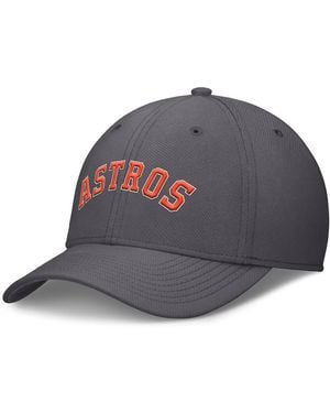 Nike Houston Astros Swoosh Performance Flex Hat - Gray