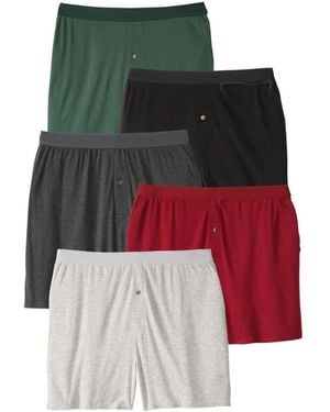 Kingsize Big & Tall 5-pack Cotton Boxers - Red