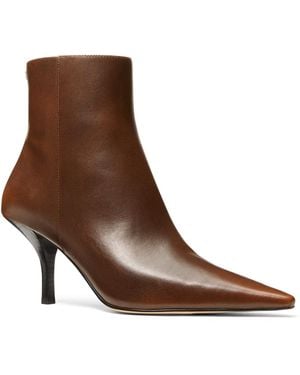 Michael Kors Salem Pointed Toe Booties - Brown