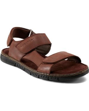 Rockport Jhett Quarter Strap Casual Sandals - Brown