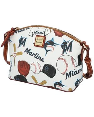 Dooney & Bourke Miami Marlins Gameday Suki Crossbody - White