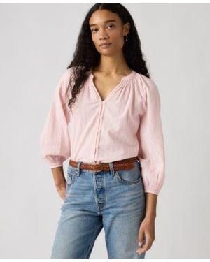 Levi's Levis Phoebe V Neck Top - Red