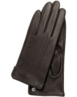KESSLER Premium Lambskin Leather Glove "carla" - Brown