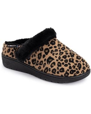 Muk Luks Quianna Lissa Clog Slippers - Black