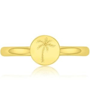 Roxy Waterproof Yellow Palm Tree Toe Ring