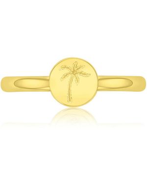 Roxy Waterproof Yellow Palm Tree Toe Ring