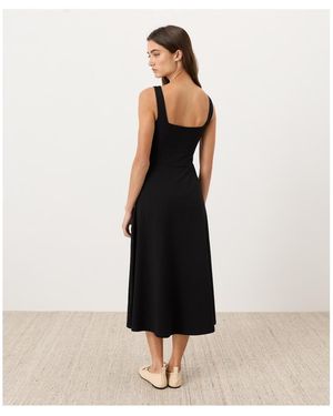 donna morgan fit & flare dress Women's Fit & Flare Cowl Neck Dress