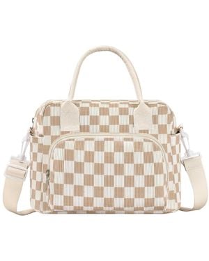 Gnuadz Lunch Bag Insulated Cooler Tote Work Picnic Camping Outdoor - Natural