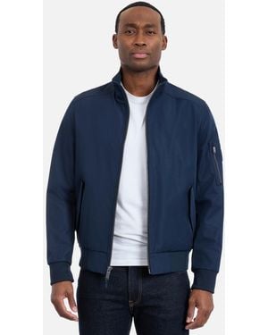 Calvin Klein Ripstop Bomber Jacket - Blue