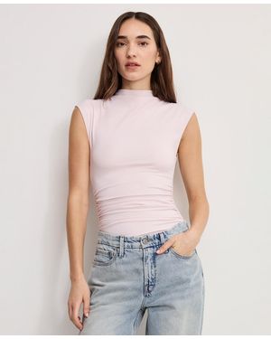 GOOD AMERICAN Weightless Sleeveless Top - Blue