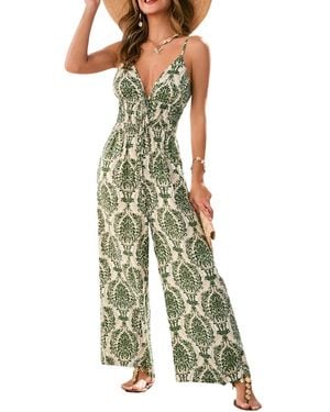 CUPSHE Type A Ornate Jumpsuit - Green