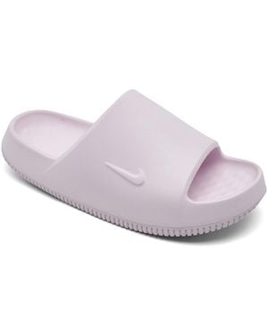 Nike Calm 2.0 Slide Sandals From Finish Line - Gray