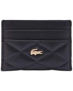 Lacoste Leather Card Holder - Black