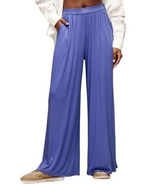 UGG Imogen Wide-leg Rib Pants - Blue