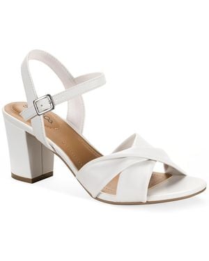 Style & Co. Pipperr Dress Sandals - White