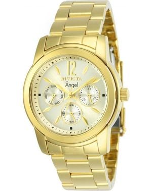 INVICTA WATCH 12551 Angel Quartz Chronograph Dial Watch - Yellow