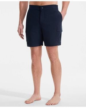Lands' End 7" Quick Dry Cargo Swim Short - Blue
