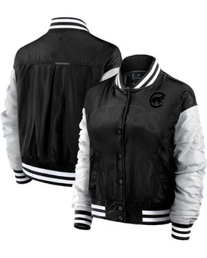 Fanatics Chicago Cubs Elements Wave Full-snap Jacket - Black