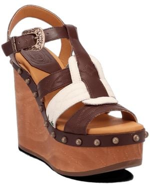 Dingo Cosmo Wooden Sandal - Brown
