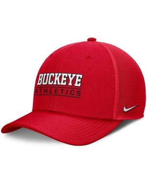 Nike Ohio State Buckeyes Rise Adjustable Hat - Red