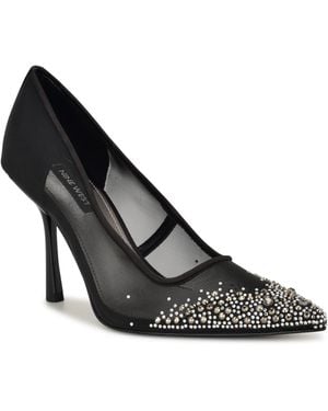 Nine West Jamiey Slip-on Stiletto Pumps - Black