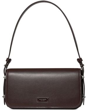 Kate Spade Liv Leather Shoulder Bag - Black