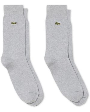 Lacoste High Height Crew Socks - Gray