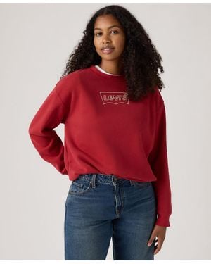 Levi's Plus Size Everyday Crewneck Sweatshirt - Red