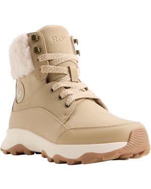 Roxy Ski Slope Snow Lace-up Booties - Natural