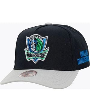 Mitchell & Ness Dallas Mavericks Hardwood Classics Adjustable Hat - Blue