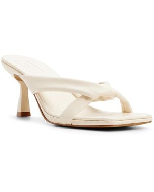 ALDO Zenna Thong Dress Sandals - White