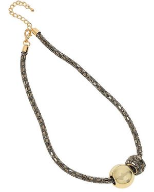 SOH The Mirror Collar Necklace - Metallic