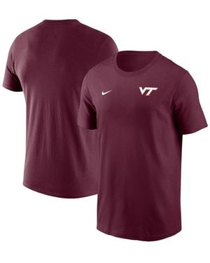Nike Virginia Tech Hokies 2025 Sideline Legend Performance T-shirt - Purple