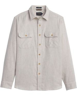 Pendleton Burnside Flannel Long-sleeve Shirt - Gray