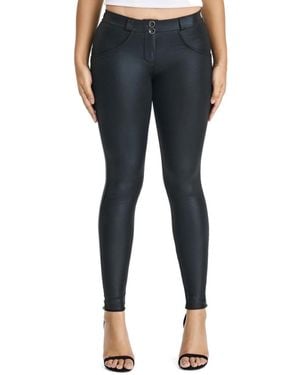 Freddy Mid-rise Sculpting Skinny Disco Pants - Blue