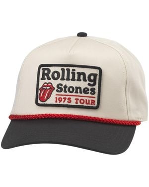 American Needle Rolling Stones Roscoe 1975 Tour Adjustable Hat - Gray