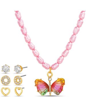 Kensie 3 Piece Mixed Earring Set - Metallic