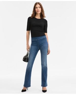 INC International Concepts High-rise Pull-on Bootcut Jeans - Blue