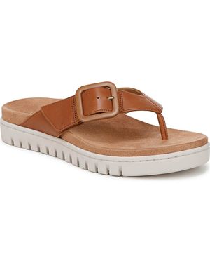 Vionic Uptown Marin Thong Sandals - Brown