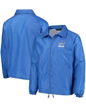 Dunbrooke Royal Buffalo Bills Coaches Classic Raglan Full-snap Windbreaker Jacket - Blue